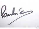 SIGNED BEATLES PAUL MCCARTNEY AUTOGRAPH
