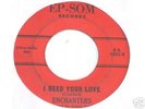 RARE DOO WOP - THE ENCHANTERS ON EP-SOM