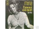 MINA CANTA IN FRANCESE LUCIO BATTISTI RARO 45 GIRI