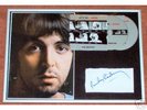PAUL McCARTNEY SIGNED FRAMED 'LET IT BE' BEATLES SET