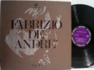 FABRIZIO DE ANDRE' VOL 1° ITA 1968 CON FOGLIO VELINA