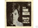 THANE RUSSAL & THREE  SECURITY  SIGNED COPY PICT SLEEVE