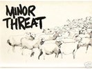 MINOR THREAT-Out Of Step LP Punk Photo back Cover h/c