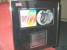 THE ROLLING STONES-UK BPI PLATINUM DISC  'FORTY LICKS'