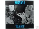 NIRVANA Bleach LP Waterfront BLUE Vinyl Rare KBD