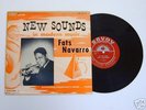 RARE BOP 10in-FATS NAVARRO-NEW SOUNDS-SAVOY-1946-EX-NR