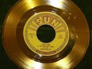 ELVIS PRESLEY 5 X SUN RECORDS IN 24K GOLD (MOUNTED)