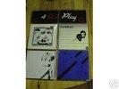 U2 - 4 U2 PLAY 4 x Irish CBS 45s in Fold out Pack