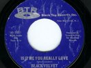BLACK VELVET rare sister funk 45 on Black Top Records