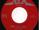 ROCKABILLY 45- JIMMY RIDLEY- Rock a bye baby