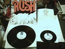 RUSH--MOON LABEL-PROMO LP + 45 + SIGNED SRO LETTER-RARE