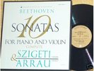 BEETHOVEN SONATAS 4 lp Box JOSEPH SZIGETI/CLAUDIO ARRAU