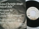PAUL MCCARTNEY - 45rpm vinyl - JOHN CHRISTIE SINGS