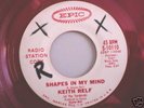 KEITH RELF,Shapes in My Mind,RED VINYL EPIC promo,VG++