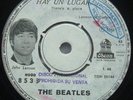 THE BEATLES RARE SINGLE 7 45 John pics on labels CHILE