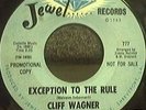 Cliff Wagner Northern Soul 45 Mint- Exception Promo 777