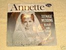 HTF ANNETTE 1963 45 & PICTURE SLEEVE TEENAGE WEDDING