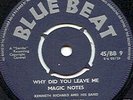 Magic Notes Why Did You Leave Me Blue Beat Doo Wop