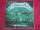 METALLICA 'Ride The Lightning' GREEN SIGNED BY ALL FOUR