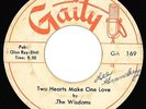 Rare original 1959 MN doo-wop 45 - THE WISDOMS - Gaity