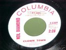 Neil Diamond 45/His First/Clown Town/New Condition