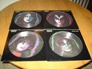 KISS PICTURE RECORDS FULL SET OF 4 MINT COND NVR PLAYED