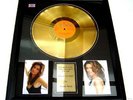 WoW SHANIA TWAIN 24ct GOLD RECORD AWARD,  
