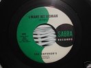 Emperor's - I Want My Woman rare garage 45 on Sabra NM