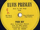 philippines ELVIS PRESLEY 78 rpm POOR BOY