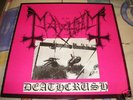 MAYHEM - DEATHCRUSH ORIGINAL POSERCORPSE LP burzum