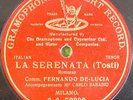 FERNANDO DE LUCIA Red G&T 52082 Tosti Serenata 78 RPM
