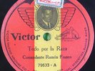 RAMON FRANCO AIR PIONEER Photo Label Victor 79633 RARE