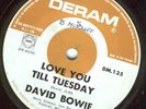 David Bowie - New Zealand rare Love You Till Tuesday 45