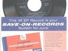 Elvis Presley Save-On-Records 45 EP w/ SLEEVE RARE RCA