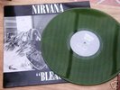 Nirvana Bleach UK Green Vinyl LP SO RARE TUP LP6