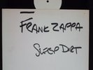 FRANK ZAPPA Sleep Dirt TEST PRESSING LP Rare