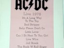 AC/DC 4 Swedish LPs Live 76 77 78 79 Not TMOQ Color Wax
