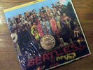 Beatles SGT PEPPER RARE BLACK LABEL ORIG SHRINK LP