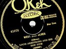 LOUIS ARMSTRONG HOT 5  West End Blues OKEH  Extra Clean