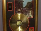 The Beatles Gold Commemmorative LP Framed Abbey Road