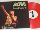 AC/DC SCOTTISH BASTARDS RED VINYL LP MINT