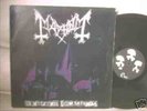 MAYHEM - De Mysteriis... LP ORIGINAL  burzum vlad tepes