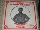 LEROY SMART & U BROWN  Peace is What we Want Disco 45