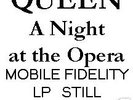 new rare audiophile TAS QUEEN A Night At The Opera MFSL