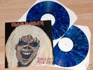 IRON MAIDEN EDDIES MIND RARE LIVE 2 LP SET MILANO 1984