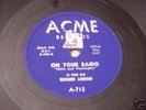 Doo Wop 78 Rpm Richard Lanham ON YOUR RAIDO On Acme