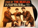'4 By The Beatles' 45rpm EP Picture Sleeve & Record  NM