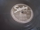 Very Rare Hank Williams 78 Record Sterling 201