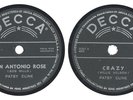 Philippines PATSY CLINE 78 rpm CRAZY