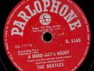 BEATLES - A Hard Day's Night  INDIA prs. 78 RPM